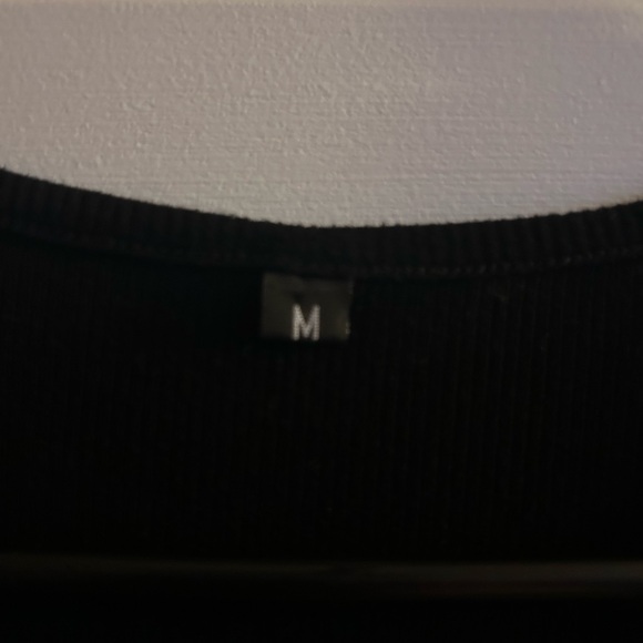 Black Square Neck Short Sleeve Bodycon Maxi Dress M - Picture 2 of 3